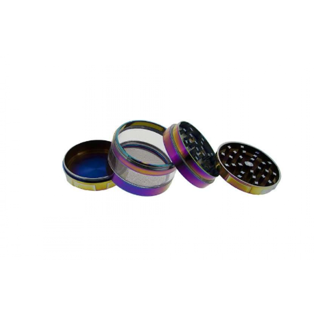 Aluminium Rainbowwindow grinder 63mm 4pcs - Image 2