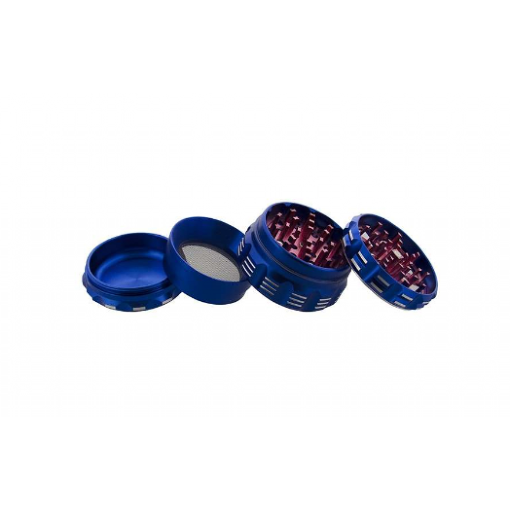 Aluminium Thunder grinder mixed color 62.5mm 4 parts - Image 2