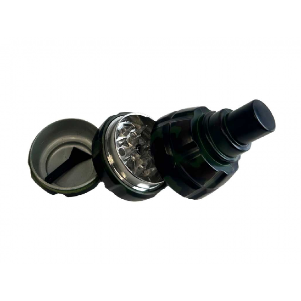 Aluminium Grenade Grinder Camouflage 3 parts - Image 2